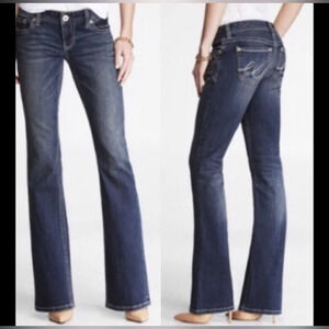 Express Stella Y2K Low Rise Bootcut/Flare stretch jeans Western festival